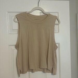 Abercrombie Soft A&F Collection Tank Top in Tan